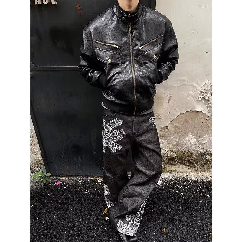 官方正品Mrakeai Kyyds MK【网络图】J761 黑色M--2XL P75荔枝纹