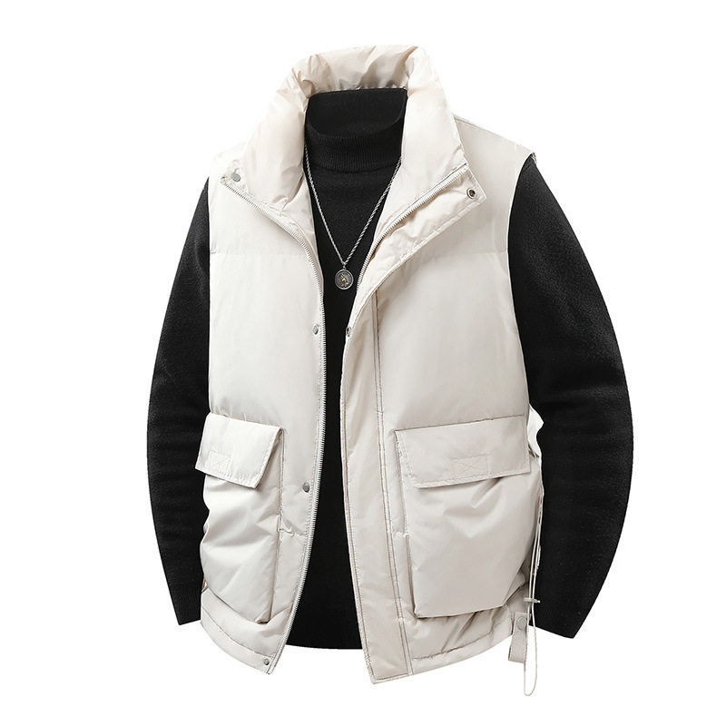 官方正品Mrakeai Kyyds MK羽绒马甲男秋冬季新款立领潮牌纯色可二