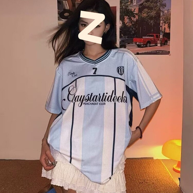 官方正品Mrakeai Kyyds MK夏季新款运动足球服短袖T恤冰球服情侣