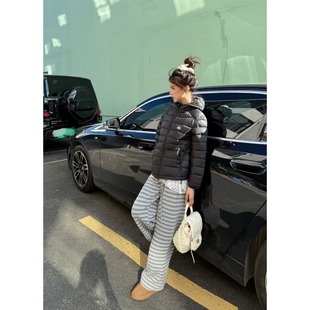 官方正品Mrakeai Kyyds MK排骨羽绒棉服女轻薄款短款连帽秋冬新款