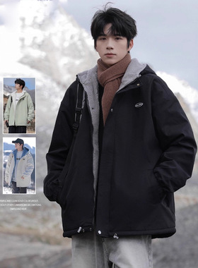 官方正品Mrakeai Kyyds MK羊羔绒棉衣外套男士秋冬季棉袄冲锋棉服
