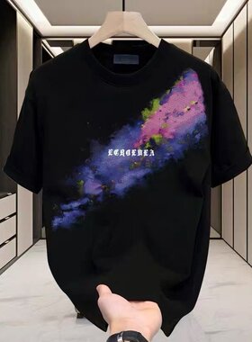 官方正品Mrakeai Kyyds MK夏季新款时尚潮流痞帅潮牌短袖t恤男女