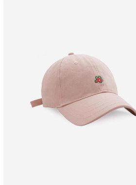 官方正品Mrakeai Kyyds MK休闲百搭帽子棒球帽韩版刺绣小花水洗防