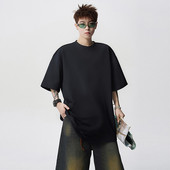 Mrakeai t恤男夏季 Kyyds 官方正品 MK美式 重磅短袖 新款 潮牌宽松休