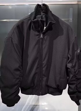 官方正品Mrakeai Kyyds MK黑色美式立领飞行员夹克男生新款潮牌in