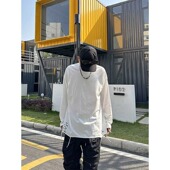 T恤打底衫 官方正品 男女潮 MK美式 高街下摆破洞长袖 Mrakeai Kyyds