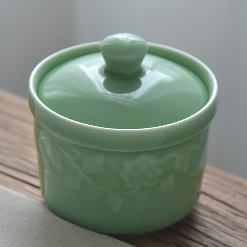 龙泉青瓷带盖补品250ml隔水炖盅