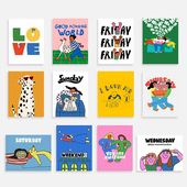 现代简约抽象艺术客厅装 饰画ins小众艺术沙发背景墙挂画壁画画芯