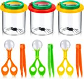 儿童捕虫器套件收集器镊子放大罐观察盒昆虫夹露营徒步户外探险