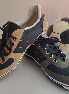 牛筋底多功能球鞋白色排球鞋耐磨结实干活鞋春秋夏季男系带帆布鞋