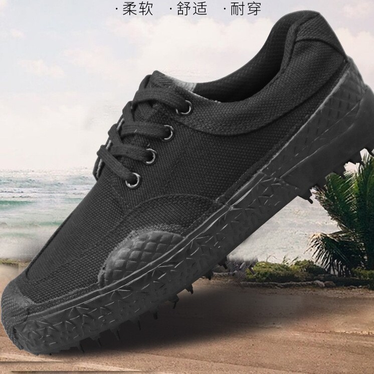 黑色低帮鞋解放鞋3515劳保鞋