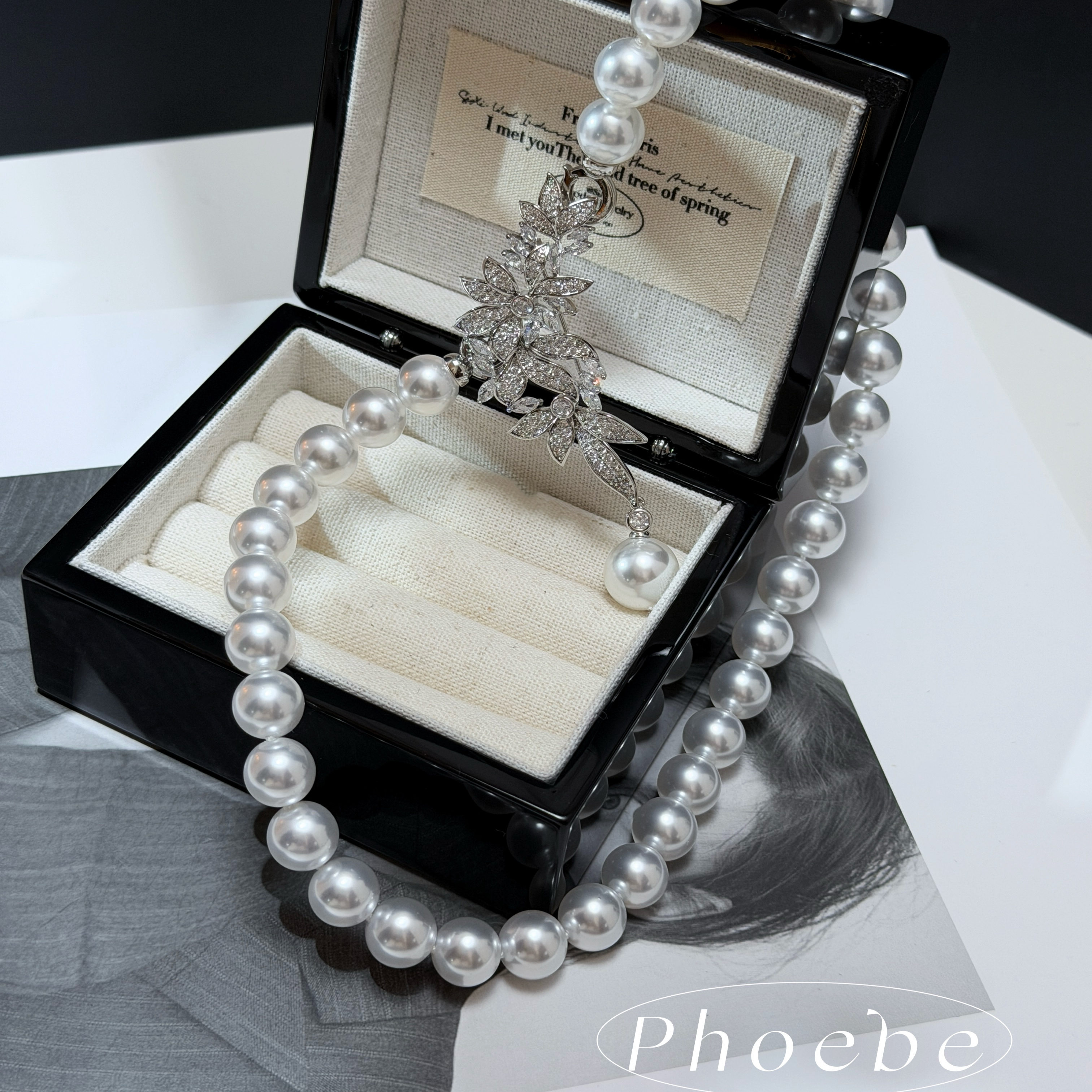 轻奢澳白珍珠项链三戴款