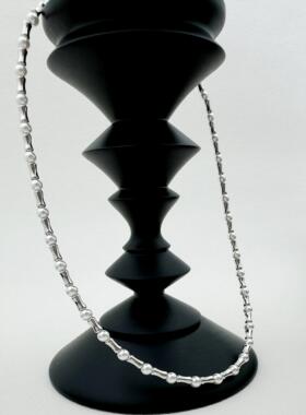 人造海水维纳斯澳白珍珠项链s925