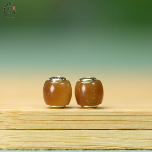 天然糖玉桶珠7*6mm大孔径DIY配饰