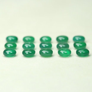 新品 綠玉髓平安扣散珠8mm菠菜綠隔珠隔片diy串珠材料飾品配件B74