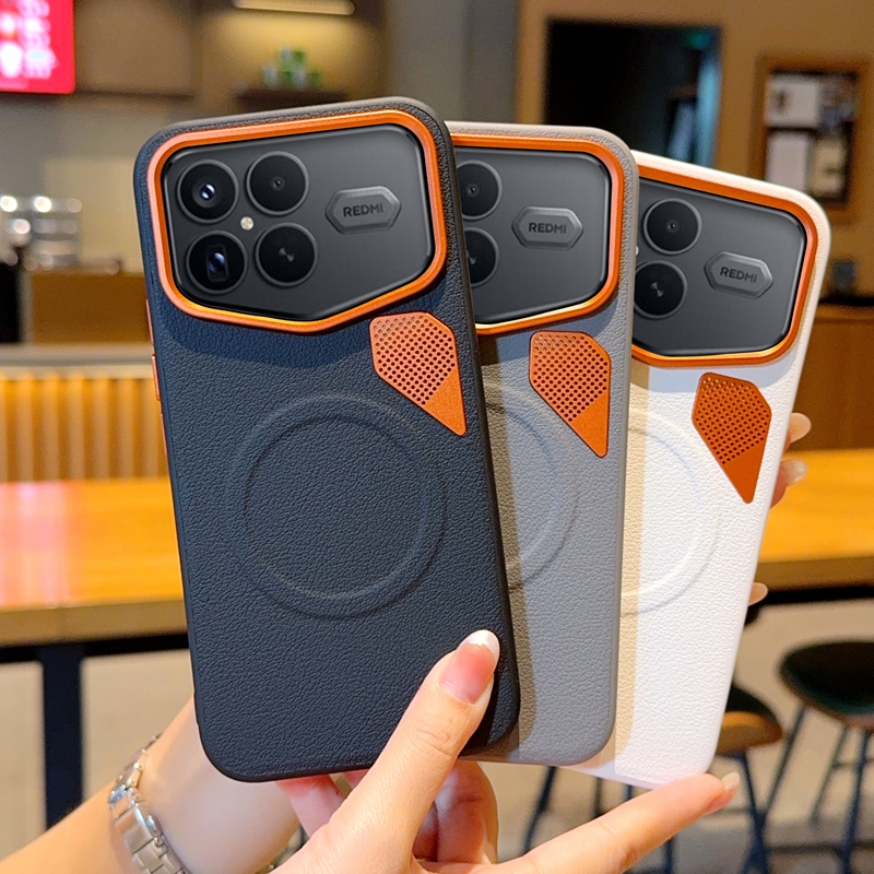 适用红米K90ProMax冠军版手机壳新款磁吸全包防摔硅胶软壳磨砂素皮保护套网红ins风散热透气男女款高级感外壳