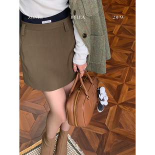 新款 ZONEE 原创设计小个子短裙秋季 搭配灵感 女半身裙 瑞秋