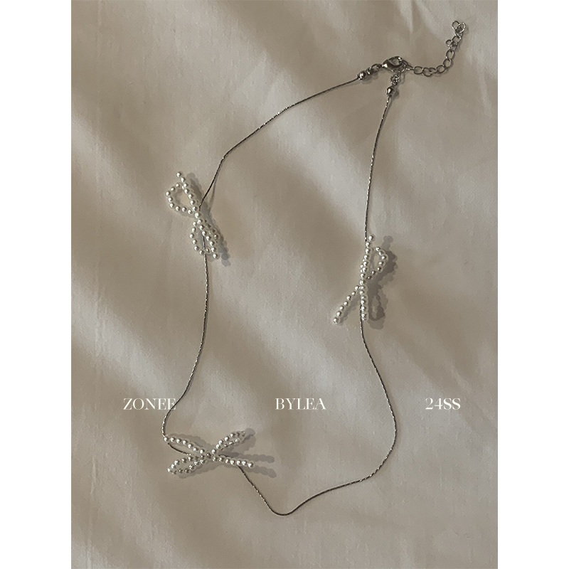ZONEE 原创设计“珠珠蝴蝶结们”百搭项链