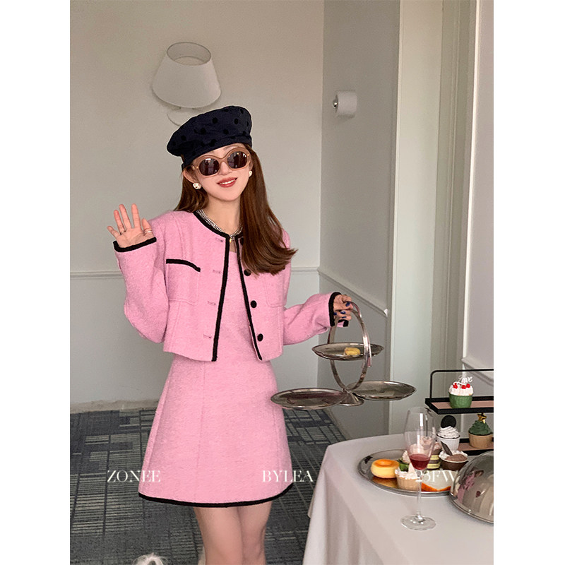 时尚套装小香风外套原创