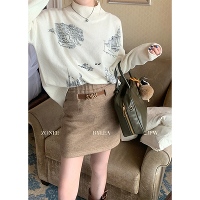 ZONEERTW短裙法式半身裙