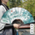 Складной веер в китайском стиле, мужской веер, старинный стиль, ретро складной веер, женский веер-дракон, старинный стиль, складной веер, костюм для мальчиков, двухсторонняя шелковая ткань mini 3