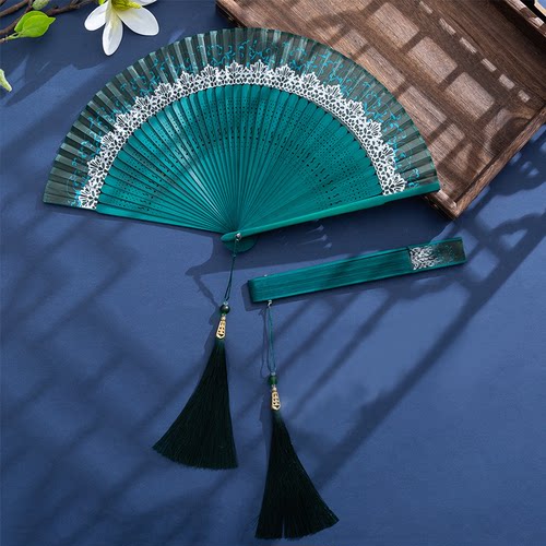 2024新款古风旗袍舞蹈折扇