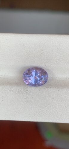 2.71ct天然尖晶石裸石薰衣草仙紫色彩色宝石