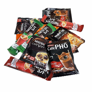 尝鲜各口味速溶即溶咖啡 越南三合一速溶咖啡全家福cafe混搭散装