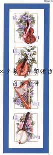 法法国DMC十字绣自配套件 Vermillion Stitchery 211 音乐风铃
