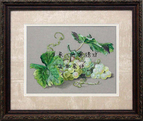 进口图纸Grapes葡萄十字绣套件