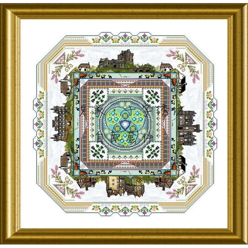 CD大堡苏格兰花园十字绣套件