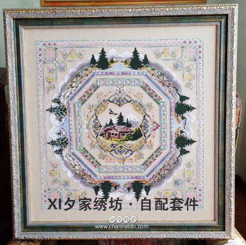店内均无现货，付款后方可打印。。图纸均为A4大小130g彩喷纸分页打印，店内所有自配套件均为法国正品DMC线，绣布不画格子，不锁边，非印花布！手写串线板，不干胶自封袋包！图纸、自配套件为定制产品，一经售出不接受7天无理由退货，看清楚才拍哦。