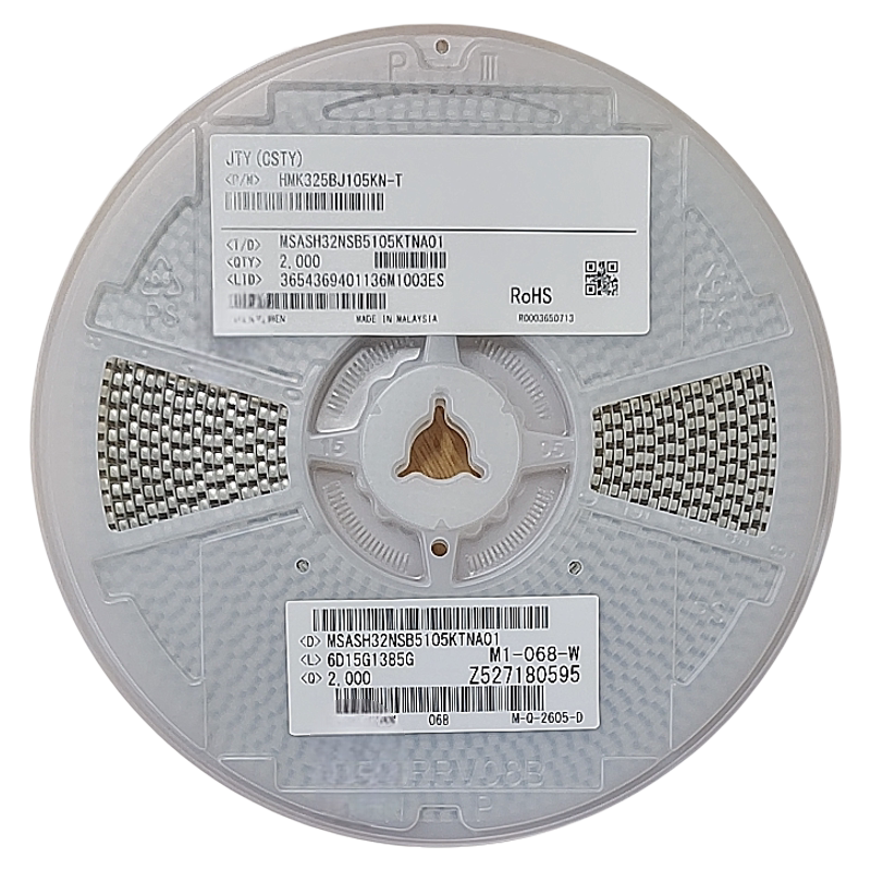 HMK325BJ105KN-T MSASH32NSB5105K 100V X7S plusmn10%陶瓷电容