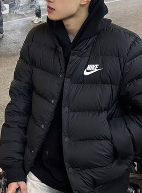 专柜正品Nike外套耐克夹克羽绒服时尚保暖运动2025冬季IB4499-010
