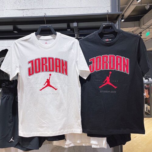 耐克JORDAN飞人印花透气T恤男