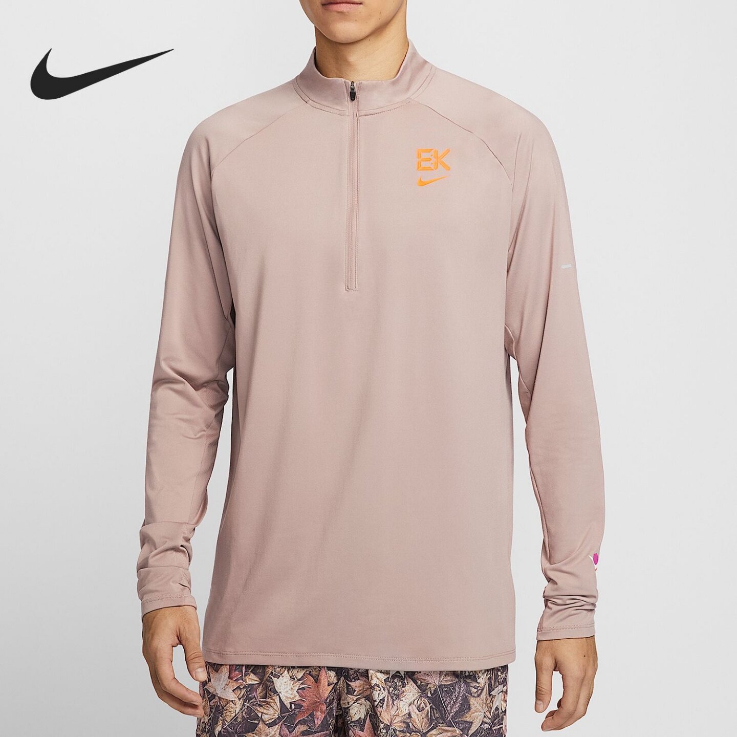 NIKE基普乔格半拉链长袖T恤男