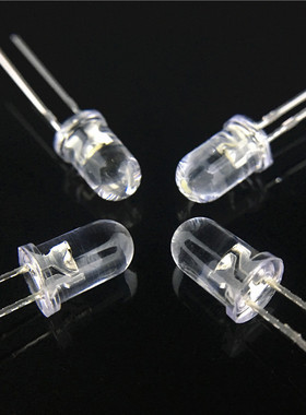 F5圆头白色发光二极管低光衰高亮度高显指摄影灯珠