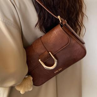 香港IT专柜敦刻尔克单肩腋下包包女2025爆款通勤包高级感斜挎包