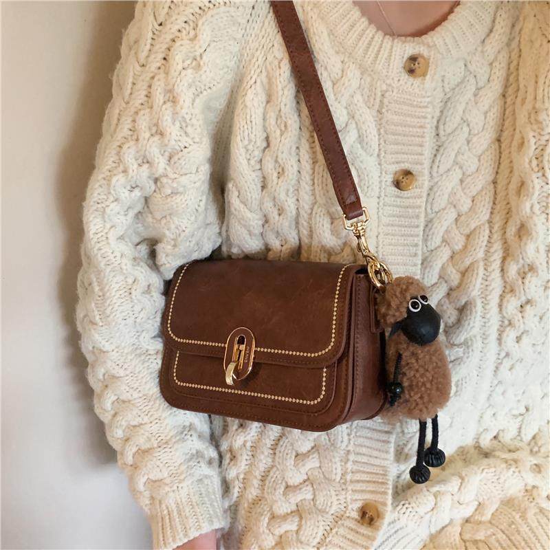 法国轻奢奥匈帝国小方包包女秋季2025新款百搭复古百搭单肩斜挎包,箱包皮具/热销女包/男包,小方包,淘宝优惠券,粉丝福利购,淘宝优惠卷