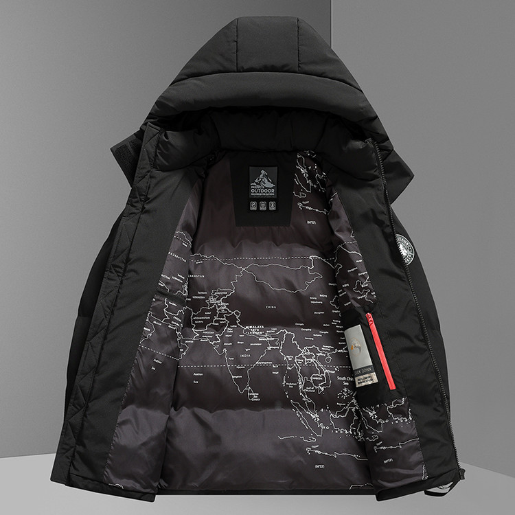 冬季男士加厚防风保暖羽绒服