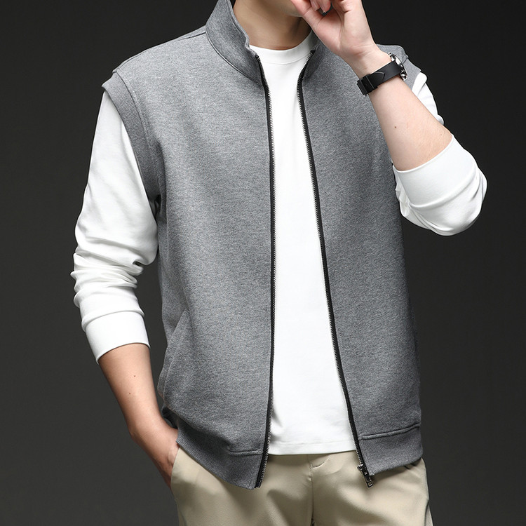 新款时尚加厚背心男秋冬季