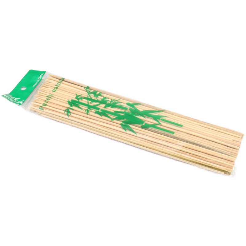 (25厘米)一次性烧烤竹签户外烧烤用品 烧烤配件竹制针 天然竹签子