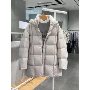 MM麦麦家2025冬季新款时尚连帽90鹅绒保暖羽绒服外套女5GA280201