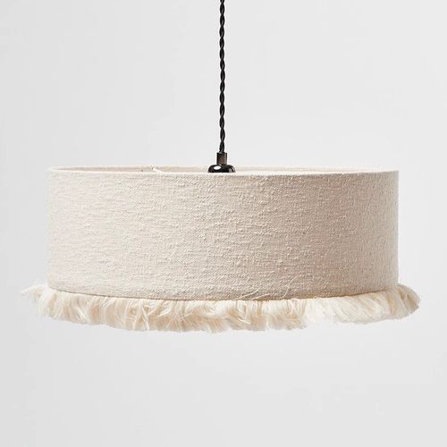 法式卧室书房师流苏布艺灯具