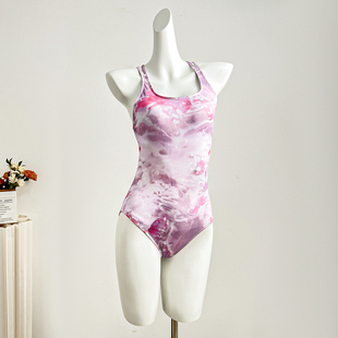 SANMU泳衣女高级感2026新款 泡温泉游泳馆专用连体竞速女士游泳衣