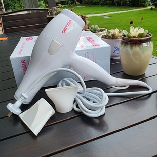 日本丝郎CRAZY HAIR第一代轻风筒376国内圆扁二插1600w造型吹风机