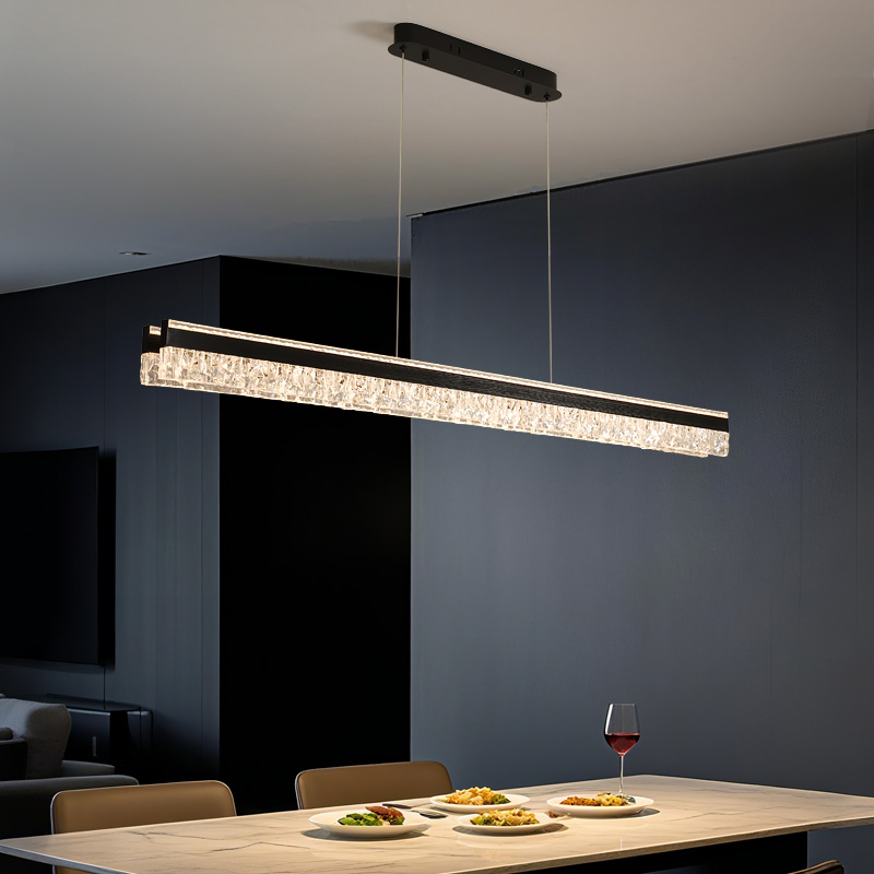 双排意式极简餐厅吊灯2025新款