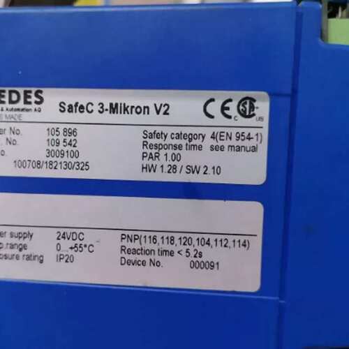 议价CEDES 105896 109542 EN954-1 CEDES safeC 3-Mikron v2 安全