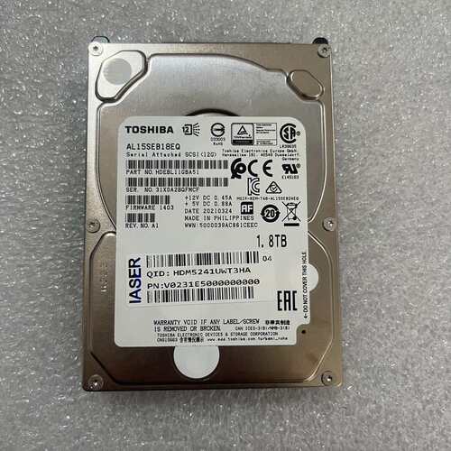 议价TOSHIBA AL15SEB18EQ 12G SAS1.8可维修