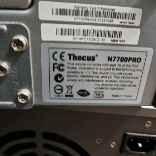 议价色卡司Thecus N7700PRO可维修